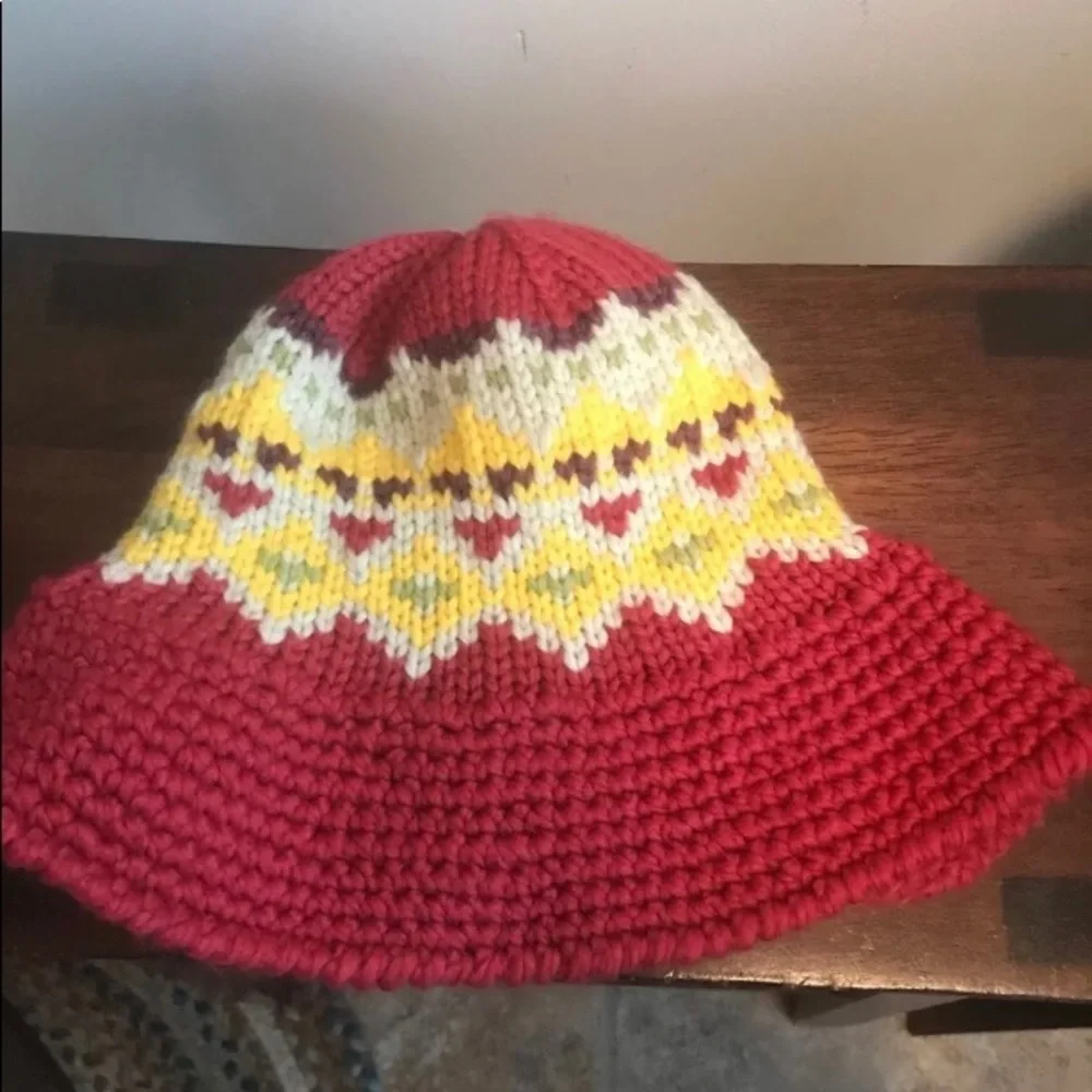 New Free People Fairisle High Road Bucket Hat